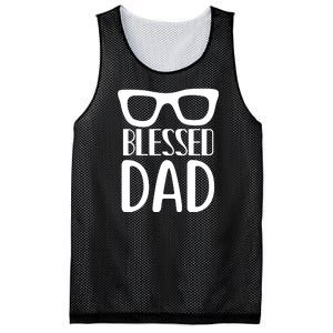 Blessed Dad Mesh Reversible Basketball Jersey Tank