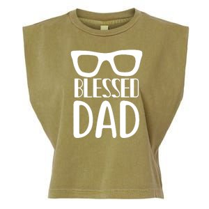 Blessed Dad Garment-Dyed Women's Muscle Tee