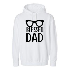 Blessed Dad Garment-Dyed Fleece Hoodie