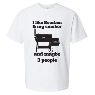 Best Dad BBQ Smoker Grill Lover Bourbon Whiskey Sueded Cloud Jersey T-Shirt