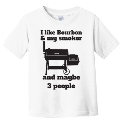 Best Dad BBQ Smoker Grill Lover Bourbon Whiskey Toddler T-Shirt