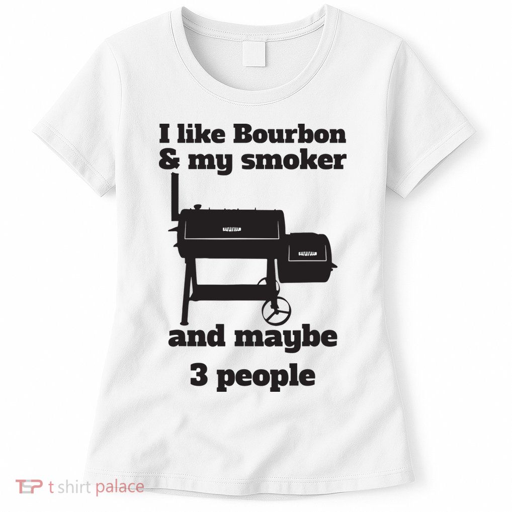 Best Dad BBQ Smoker Grill Lover Bourbon Whiskey Womens T-Shirt