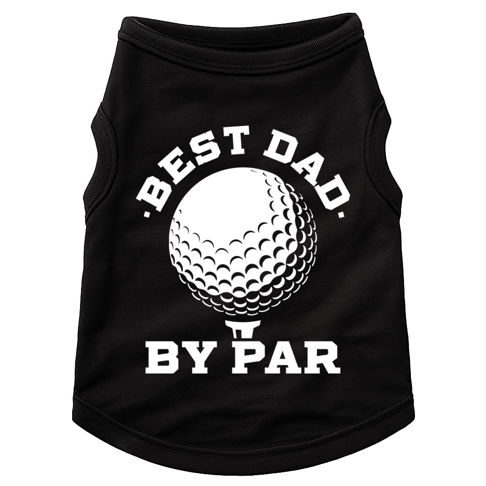 Best Dad By Par Gift Funny Golf Player Father's Day Gift Doggie Tank