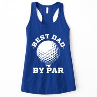 Best Dad By Par Gift Funny Golf Player Father's Day Gift Womens Tank Top
