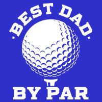 Best Dad By Par Gift Funny Golf Player Father's Day Gift Womens Tank Top