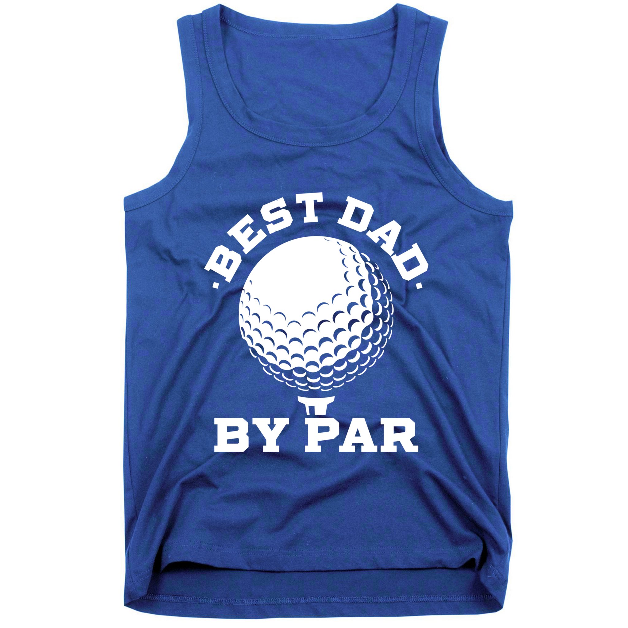 Best Dad By Par Gift Funny Golf Player Father's Day Gift Tank Top