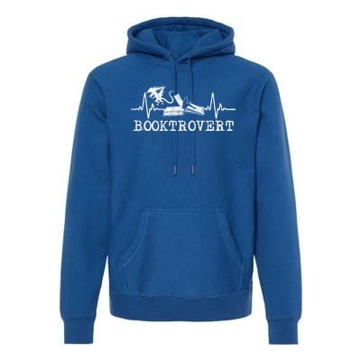 Booktrovert Dragons Book Lover Reading Great Gift Premium Hoodie