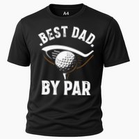 Best Dad by Par Funny Golf Player Father's Day Cooling Performance Crew T-Shirt