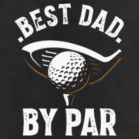 Best Dad by Par Funny Golf Player Father's Day Adult Drive Performance Visor