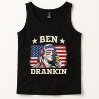 Ben Drankin Benjamin Franklin 4th Of July Funny Drinking Tank Top