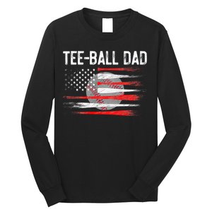 Ball Dad Baseball Dad T Ball Daddy Fathers Day Long Sleeve Shirt