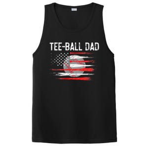 Ball Dad Baseball Dad T Ball Daddy Fathers Day PosiCharge Competitor Tank