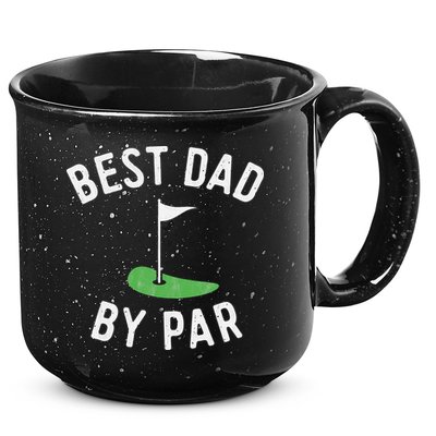 Best Dad By Par Funny Golf Father's Day Gift Daddy 15oz Campfire Ceramic Mug