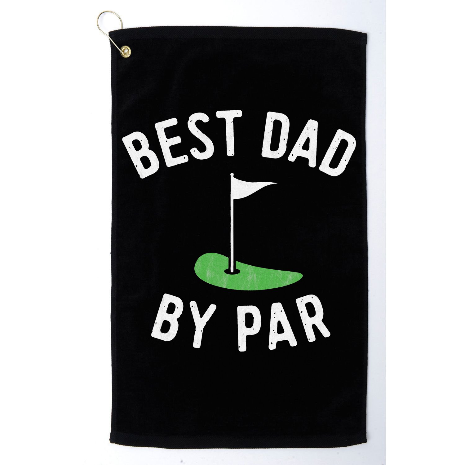 Best Dad By Par Funny Golf Father's Day Gift Daddy Golf Towel