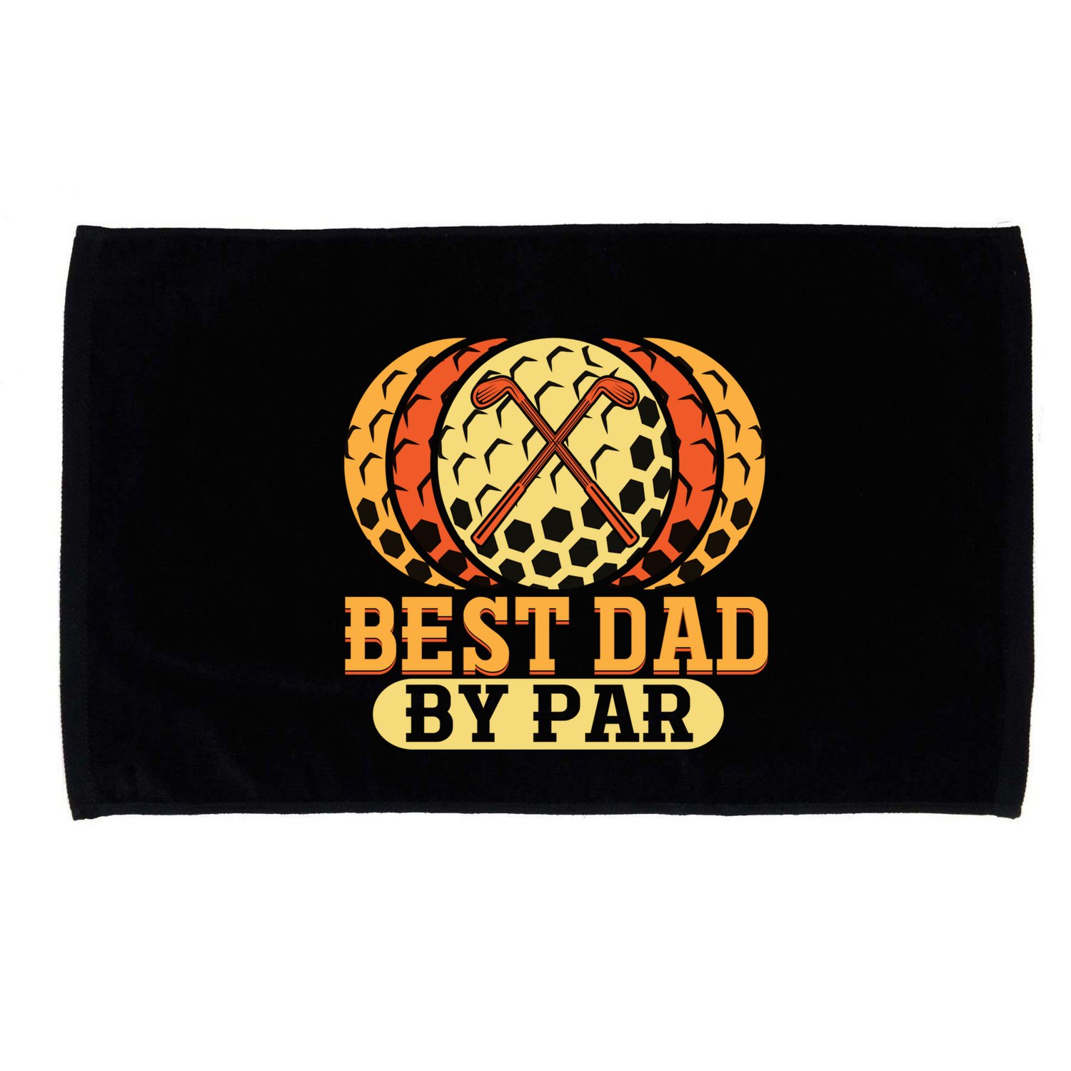 Best Dad By Par Father´s Day Golf Cool Gift Microfiber Hand Towel