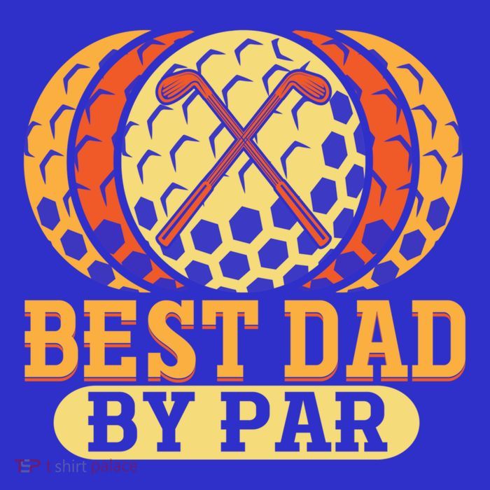 Best Dad By Par Father´s Day Golf Cool Gift T-Shirt