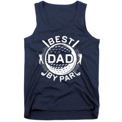 Best Dad By Par Golf Lover Father's Day Tank Top