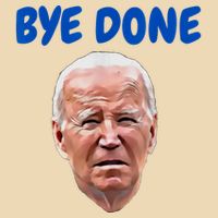Bye Done Bye Bye Biden Out Of Office Drawstring Bag