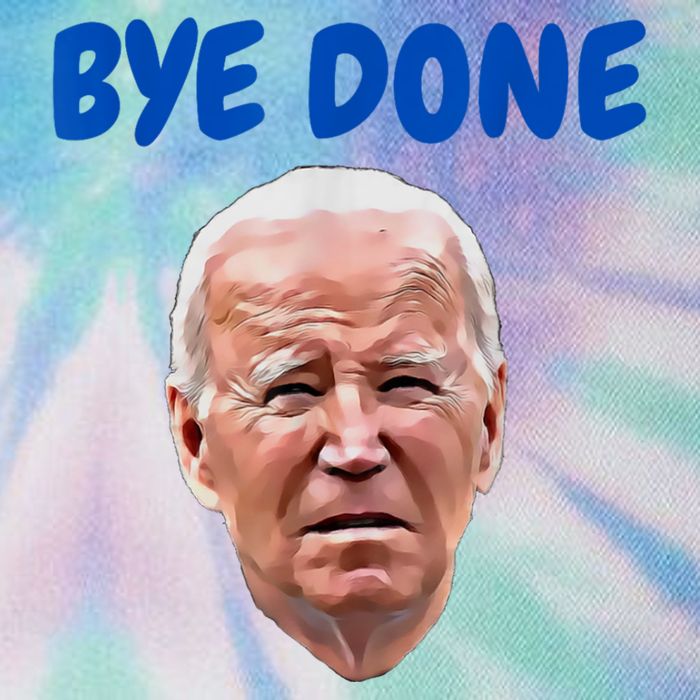 Bye Done Bye Bye Biden Out Of Office Legacy Tie Dye Trucker Hat