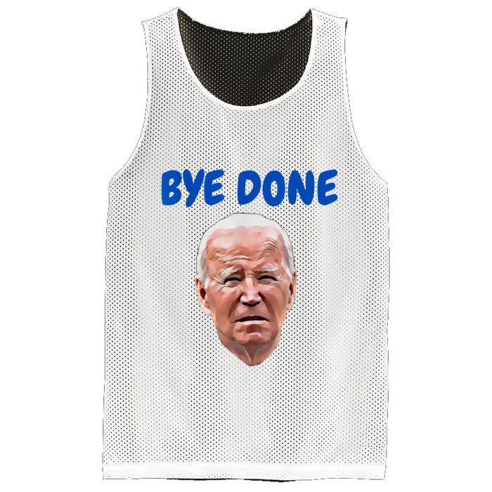 Bye Done Bye Bye Biden Out Of Office Mesh Reversible Basketball Jersey Tank