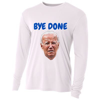 Bye Done Bye Bye Biden Out Of Office Cooling Performance Long Sleeve Crew