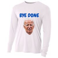 Bye Done Bye Bye Biden Out Of Office Cooling Performance Long Sleeve Crew