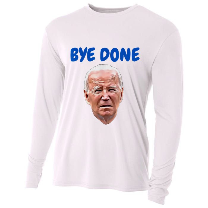 Bye Done Bye Bye Biden Out Of Office Cooling Performance Long Sleeve Crew