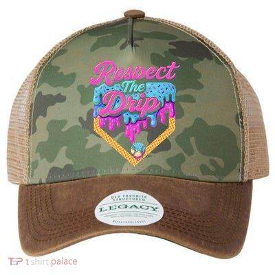 Baseball Drip B.oys Home Plate Ice Cream Respect The Drip Legacy Tie Dye Trucker Hat