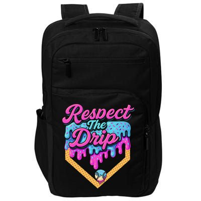 Baseball Drip B.oys Home Plate Ice Cream Respect The Drip Impact Tech Backpack