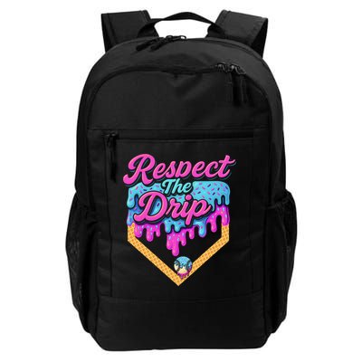 Baseball Drip B.oys Home Plate Ice Cream Respect The Drip Backpack