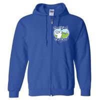 Best Dad By Par Funny Father's Day Golf Funny Gift Full Zip Hoodie