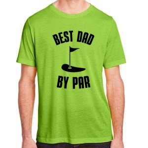 Best Dad By Par Funny Golf Adult ChromaSoft Performance T-Shirt