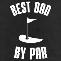 Best Dad By Par Funny Golf 7 Panel Mesh Trucker Snapback Hat