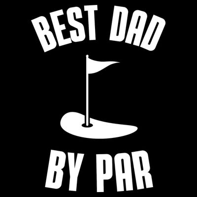 Best Dad By Par Funny Golf T-Shirt