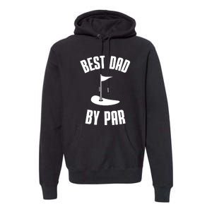 Best Dad By Par Funny Golf Premium Hoodie