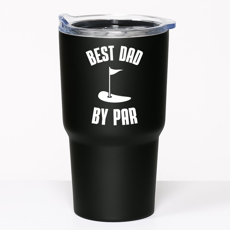 Best Dad By Par Funny Golf Tumbler