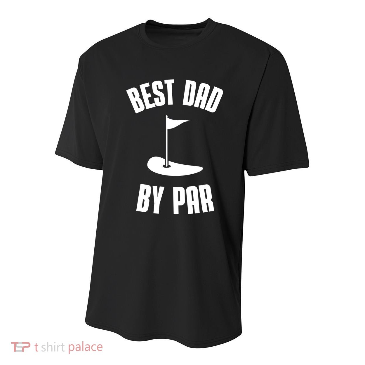 Best Dad By Par Funny Golf Youth Performance Sprint T-Shirt