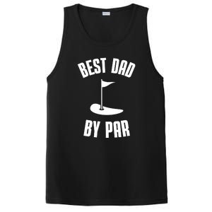 Best Dad By Par Funny Golf PosiCharge Competitor Tank