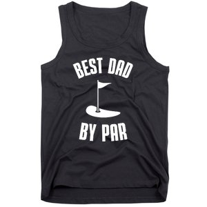 Best Dad By Par Funny Golf Tank Top