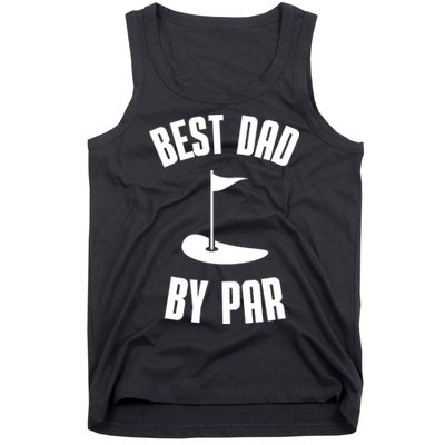 Best Dad By Par Funny Golf Tank Top