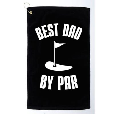 Best Dad By Par Funny Golf Golf Towel