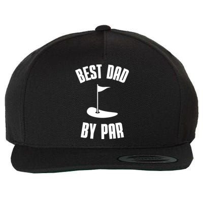 Best Dad By Par Funny Golf Wool Snapback Cap