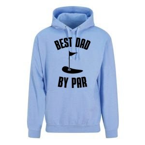 Best Dad By Par Funny Golf Unisex Surf Hoodie