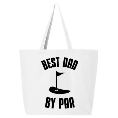 Best Dad By Par Funny Golf 25L Jumbo Tote