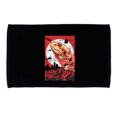 Bearded Dragon Beardzilla Funny Bearded Dragon Microfiber Hand Towel