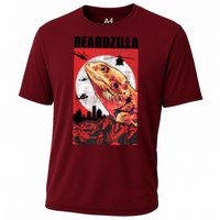 Bearded Dragon Beardzilla Funny Bearded Dragon Cooling Performance Crew T-Shirt