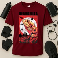 Bearded Dragon Beardzilla Funny Bearded Dragon Cooling Performance Crew T-Shirt