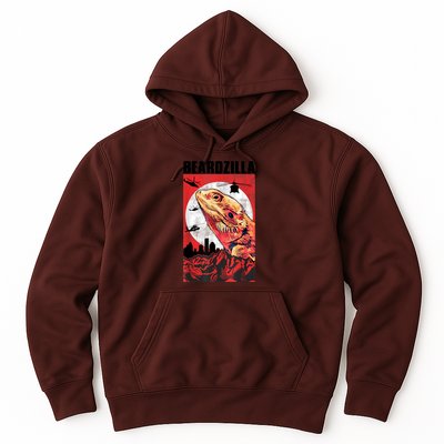 Bearded Dragon Beardzilla Funny Bearded Dragon Hoodie