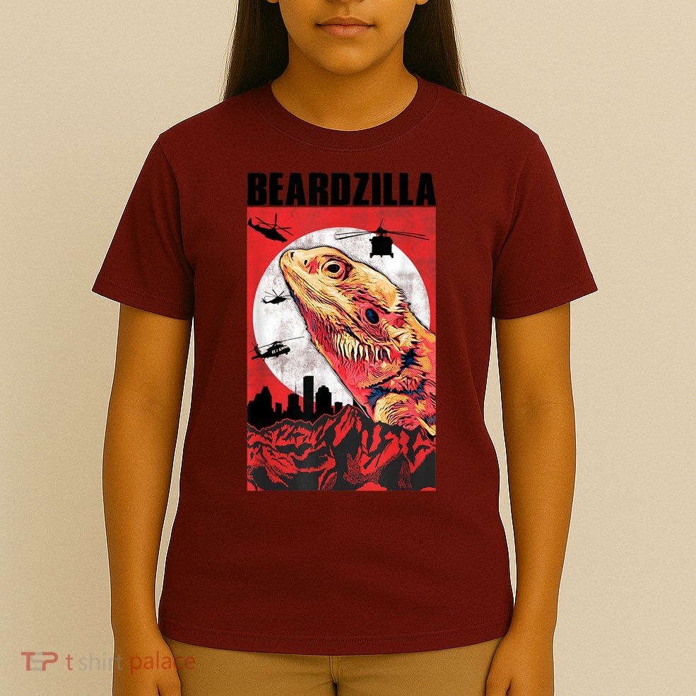Bearded Dragon Beardzilla Funny Bearded Dragon T-Shirt