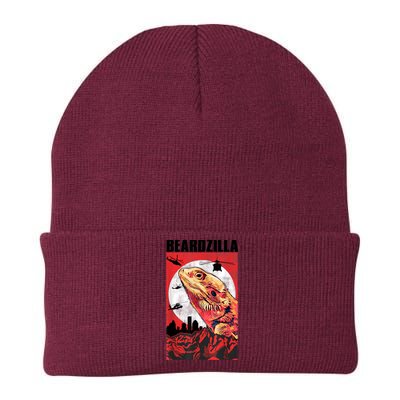 Bearded Dragon Beardzilla Funny Bearded Dragon Knit Cap Winter Beanie